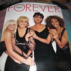 Spice Girls Forever New Promo Poster - scary posh emma pop fun wannabe holler